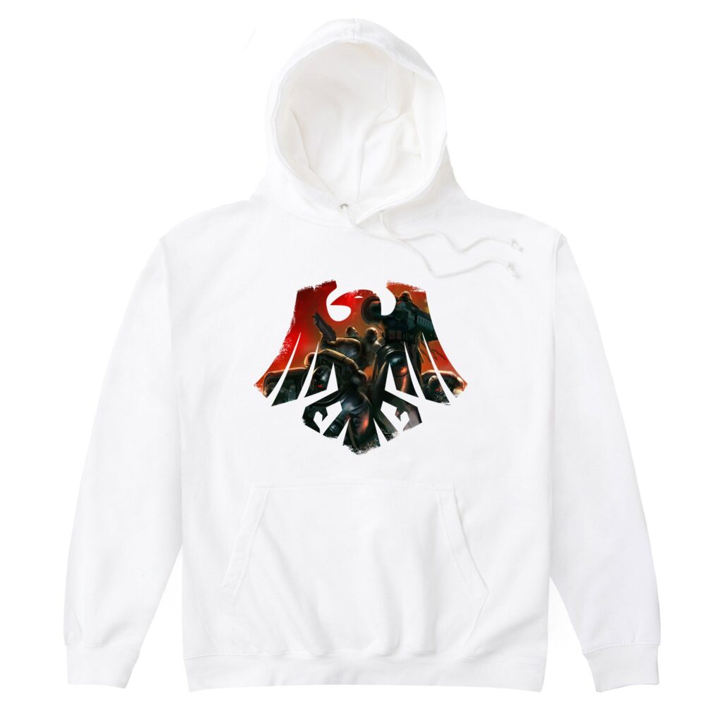 Warhammer 40,000 Raven Guard White Hoodie