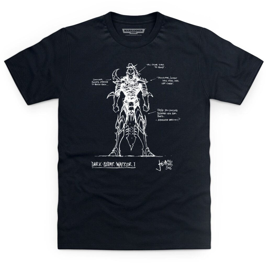 Warhammer 40,000 Drukhari Sketch T-shirt