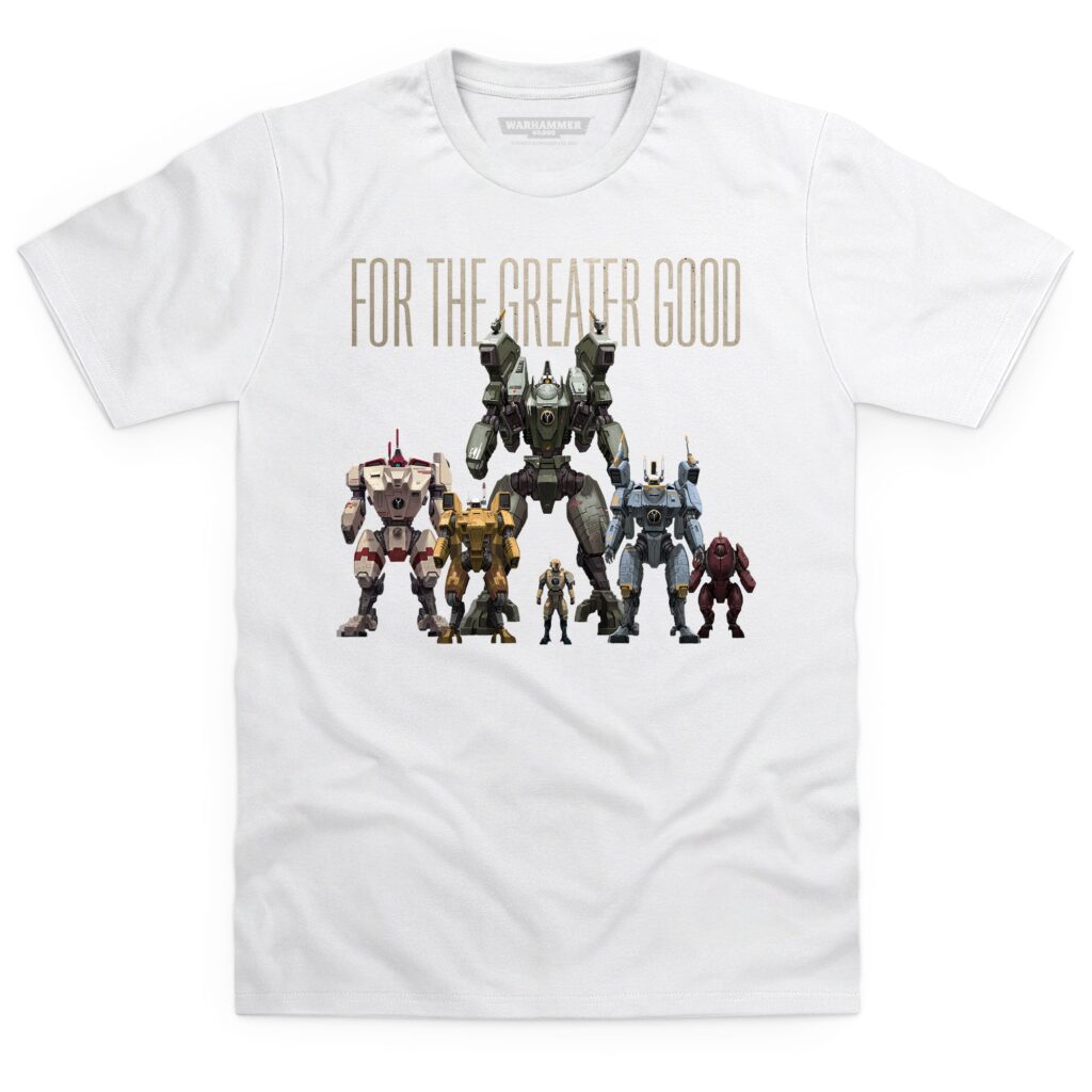 Warhammer 40,000 T’au Empire Greater Good White T-shirt